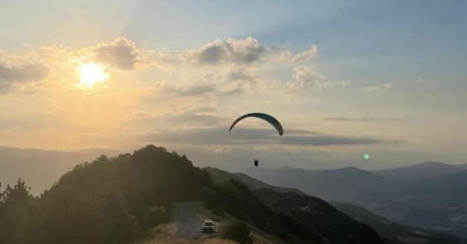 Monte Mauro, località di volo a Montefalcone del Sannio